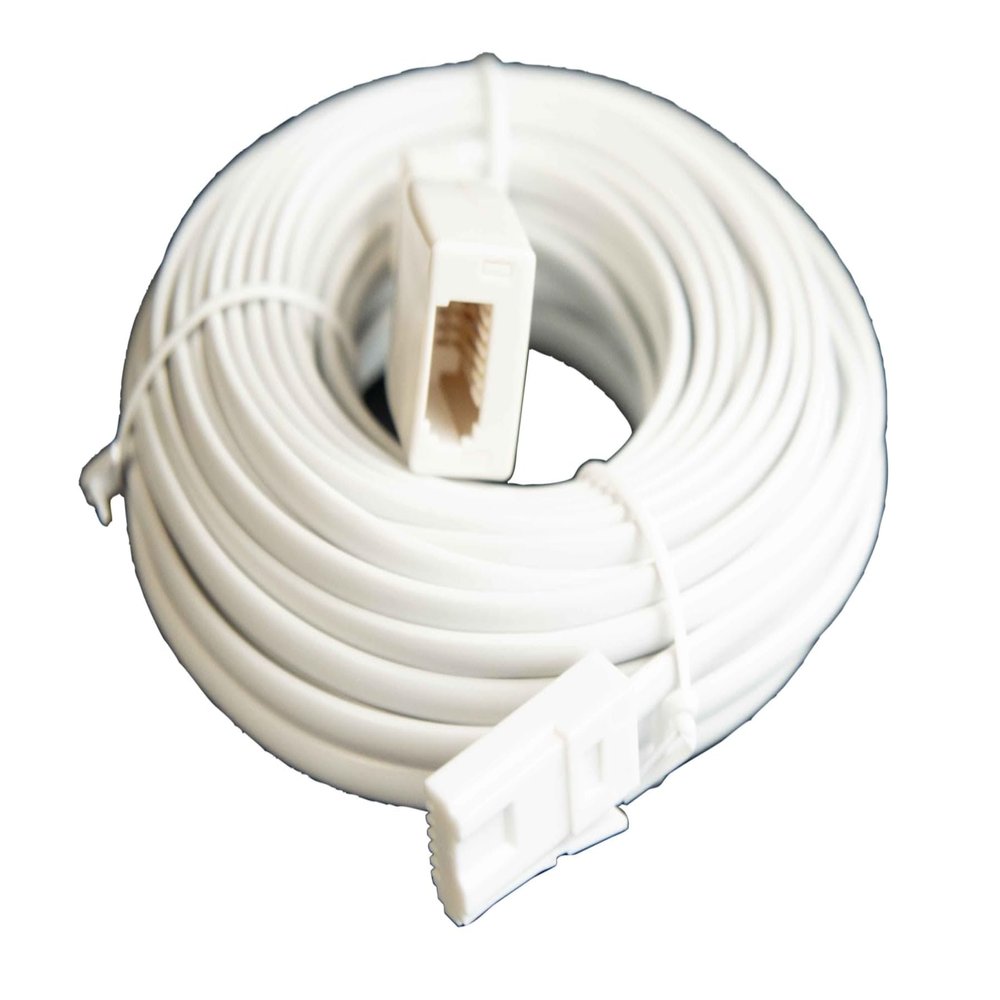 Dencon 10m Telephone Extension Cable for BT Type Phone sockets
