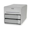 VOX Q82189 BlackBox 1TB Dual RAID Aluminum Network Attached Storage (Silver) view 2