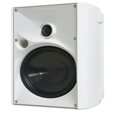 SpeakerCraft ASM80611 OE6 One 125-Watt-Continuous-Power Outdoor Speaker (White)