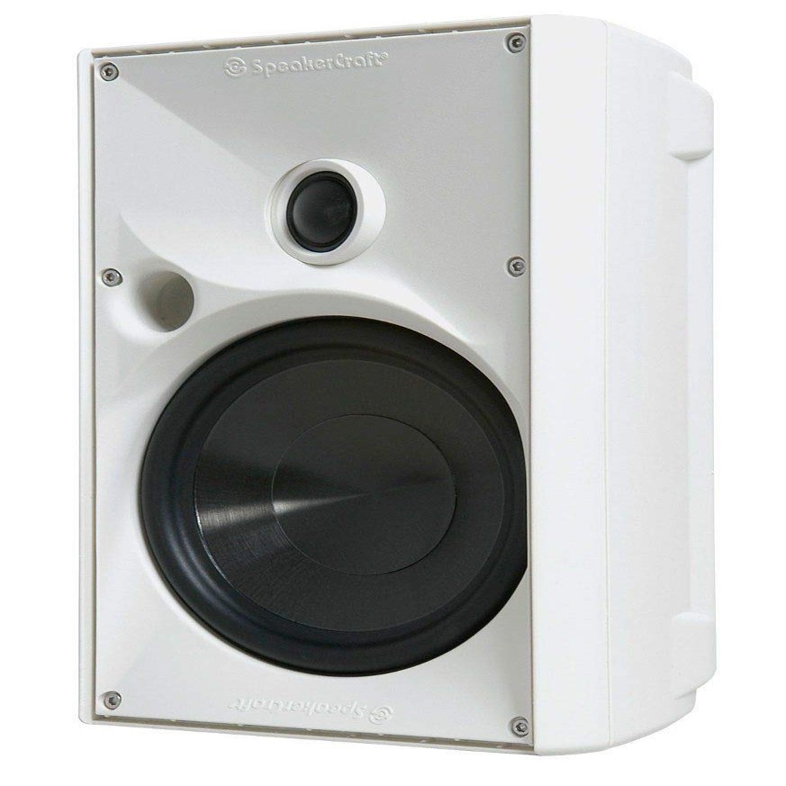 SpeakerCraft ASM80611 OE6 One 125-Watt-Continuous-Power Outdoor Speaker (White)