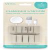 UT Wire UTW-CS06-VY Mountable Charger Station Cable Holder with 4 Slots - Set of 2 view 1