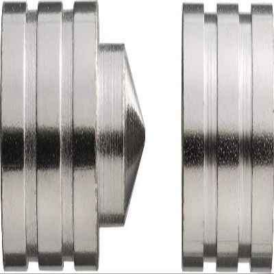 ABUS 006241 TAS82 Hinge Side Protection for the Hinge Side, Nickel Plated