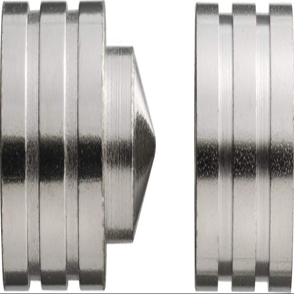 ABUS 006241 TAS82 Hinge Side Protection for the Hinge Side, Nickel Plated