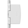ABUS FAS97 Hinged Side Lock - Keyless Window Lock for the Hinged Side of Windows, Patio Door and Balcony Door - Burglary Protection Against Levering - Concealed Mountable - White view 1