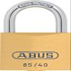 ABUS 2417 85/50HB80 Brass Padlock, Brown view 1