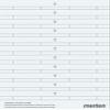 Merten 486100 for Writing Write On M-PLAN Frame Polar White/Silver view 1