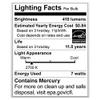 Satco 7A19/27 Compact Fluorescent Type A, 7W E26 A19, Bulb view 2