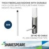 Shakespeare 5420-XT Galaxy Little Giant AM/FM Antenna , White , 4 foot view 3