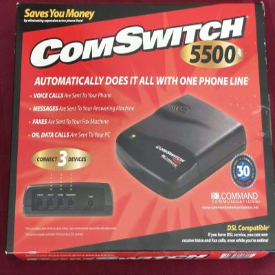 ComSwitch 5500 DSL Compatible Connect 3 Devices