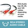 C2G 40465 C2G/Cables to Go Value Series RCA Audio Cable (12 Feet, Black) view 2