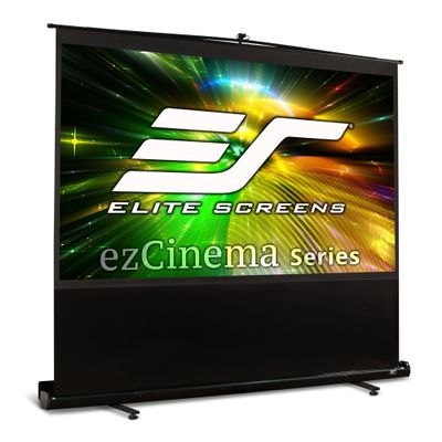 Elite Screens ezCinema Series, 150-INCH 16:9, Manual Pull Up Projector Screen, Movie Home Theater 8K / 4K Ultra HD 3D Ready, 2-YEAR WARRANTY, F150NWH