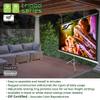 Elite Screens Tripod Series, 120-inch Adjustable Multi Aspect Ratio 16:9 Portable Indoor Outdoor Projector Screen, 8K / 4K Ultra HD 3D Ready, US Based Company 2-YEAR WARRANTY, T120UWV1 - Black view 2