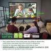 Elite Screens Tripod Series, 120-inch Adjustable Multi Aspect Ratio 16:9 Portable Indoor Outdoor Projector Screen, 8K / 4K Ultra HD 3D Ready, US Based Company 2-YEAR WARRANTY, T120UWV1 - Black view 3