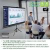 Elite Screens Tripod Series, 120-inch Adjustable Multi Aspect Ratio 16:9 Portable Indoor Outdoor Projector Screen, 8K / 4K Ultra HD 3D Ready, US Based Company 2-YEAR WARRANTY, T120UWV1 - Black view 4