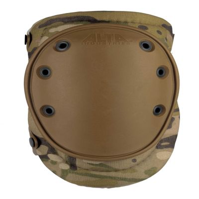 ALTA 50413.16 AltaFLEX Knee Protector Pad, MultiCAM Cordura Nylon Fabric, AltaLOK Fastening, Flexible Cap, Long, Coyote