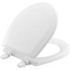 BEMIS TC50TTA MARINE Toilet Seat, Small Toilet Seat Made for Boats and RVs, Durable Wood, White view 1