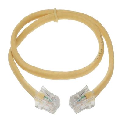 10ft Cat 5E Non-Booted Unshielded (UTP) Ethernet Network Cable - Yellow