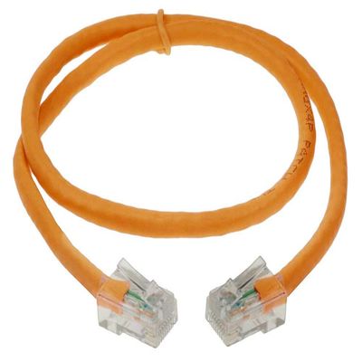 10ft Cat 5E Non-Booted Unshielded (UTP) Ethernet Network Cable - Orange