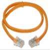 10ft Cat 5E Non-Booted Unshielded (UTP) Ethernet Network Cable - Orange view 1