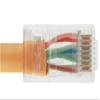 10ft Cat 5E Non-Booted Unshielded (UTP) Ethernet Network Cable - Orange view 3