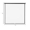 Quartet Wall and Ceiling Projection Screen, 70 x 70 Inches (670S) view 4