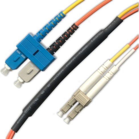 1M SC/LC Mode Conditioning (SC Side) Fiber Optic Cable (9/125-62.5/125)
