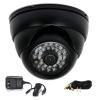 VideoSecu Built-in Effio CCD Dome 700TVL CCTV Security Camera Outdoor Day Night IR Infrared Wide Angle High Resolution with Bonus Power Supply and Extension Cable 1YW view 1