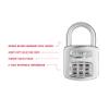 ABUS 160/40 C 160 All Weather Resettable Chrome Combination Padlock, 3 Dial view 3