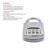 ABUS 160/40 C 160 All Weather Resettable Chrome Combination Padlock, 3 Dial view 4