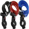 BURG-WCHTER Spiral Cable Lock, 2 Keys, with Mounting Bracket, Length: 100cm, 1260 100 view 1