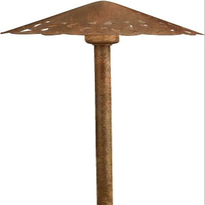 Kichler Lace 12V Landscape Path Light, Textured Tannery Bronze