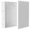 Legrand On-Q 20-Inch Structured Wiring Enclosure with Screw-On Cover, Durable Steel, Cable Management, Recessed or Surface Mount, Compatible with On-Q Accessories, Glossy White view 1