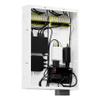 Legrand On-Q 20-Inch Structured Wiring Enclosure with Screw-On Cover, Durable Steel, Cable Management, Recessed or Surface Mount, Compatible with On-Q Accessories, Glossy White view 4