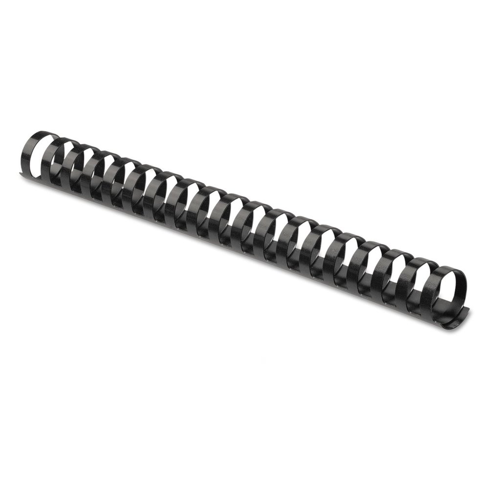 Fellowes Plastic Comb Bindings, 1.5 Inches, 340-Sheet Capacity, Black, 10 per Pack (52066)