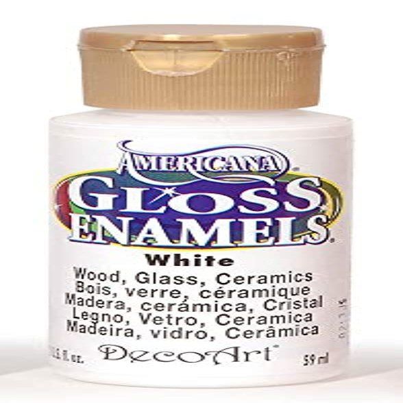 Americana Gloss Enamels Acrylic Paint 2oz, White