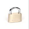 Sesamee K436 4 Dial Bottom Resettable Combination Brass Padlock with 1-Inch Hardened Steel Shackle and 10000 Potential Combinations view 1