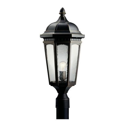 Kichler Courtyard Outdoor Post Light, Rubbed Bronze