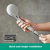 hansgrohe Crometta 85 Vario hand shower, 2 spray modes, chrome view 3