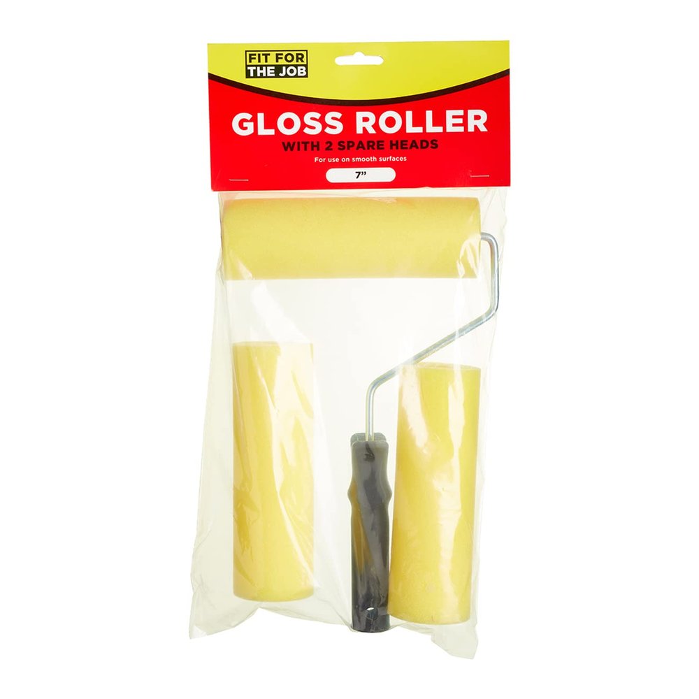 FFJ" 7" Foam Roller with 2 Spare Heads FFJ7F2H