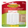 Command 5 lb Wire Back Picture Hangers, 3 Wire Back Hangers and 6 Command Strips, Damage-Free Hanging Wire Back Frames, No Tools Wall Hooks for Christmas Decorations, Holds up to 11"x17" view 1