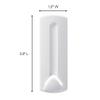 Command 5 lb Wire Back Picture Hangers, 3 Wire Back Hangers and 6 Command Strips, Damage-Free Hanging Wire Back Frames, No Tools Wall Hooks for Christmas Decorations, Holds up to 11"x17" view 2