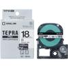 King Jim SB18S [Genuine] Tepra PRO Tape Cartridge, Matte Label, 0.7 inches (18 mm), White/Black Character, 22.8 ft (8 m) view 1