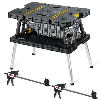 Keter Heavy-Duty Folding Workbench with 1,000 Pound Capacity