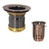 Westbrass D218-11 Junior Bar and Laundry Sink Drain Assembly with Removable Strainer Basket, Antique Copper view 1