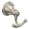 Moen YB2203BN Brantford Traditional Double Robe or Towel Hook for Kitchen or Bathroom, Brushed Nickel view 1