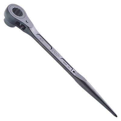 TOP Industry Single Mouth Ratchet Wrench with Shino 0.9 inch (24 mm), Cation Paint, Scaffolding, Housing, Tobi Tools, RM-24, Tsubamesanjo, Made in Japan