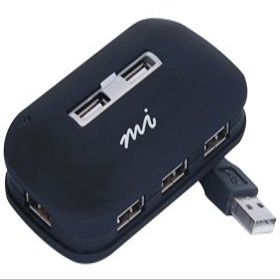 7PORT High Speed USB Hub Built in USB Cable