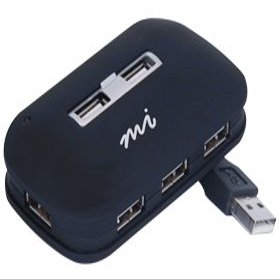 7PORT High Speed USB Hub Built in USB Cable