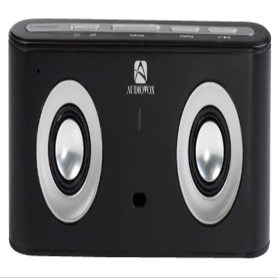 Audiovox Portable Bluetooth Speaker System with AM/FM Radio