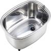 Ernest A-75435 Stainless Steel Washtub with Legs (Made in Japan) Approx. 11.4 x 15.0 x 6.1 inches (29 x 38 x 15.5 cm) view 1